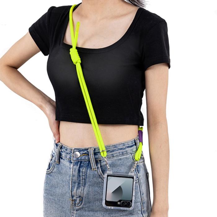 GKK - GKK Samsung Galaxy Z Flip7 FE 5G Fodral PC - Gul