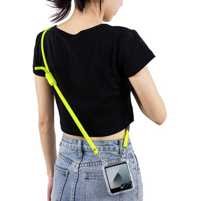 GKK - GKK Samsung Galaxy Z Flip7 FE 5G Fodral PC - Gul