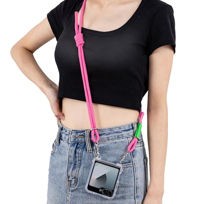 GKK - GKK Samsung Galaxy Z Flip7 FE 5G Fodral PC - Pink