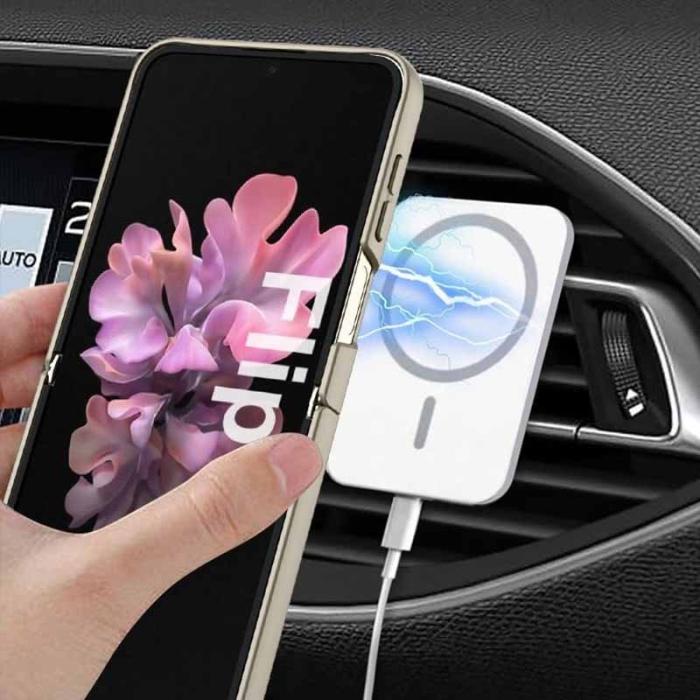 GKK - GKK Samsung Galaxy Z Flip7 FE Fodral PC med Skärmskydd - Svart