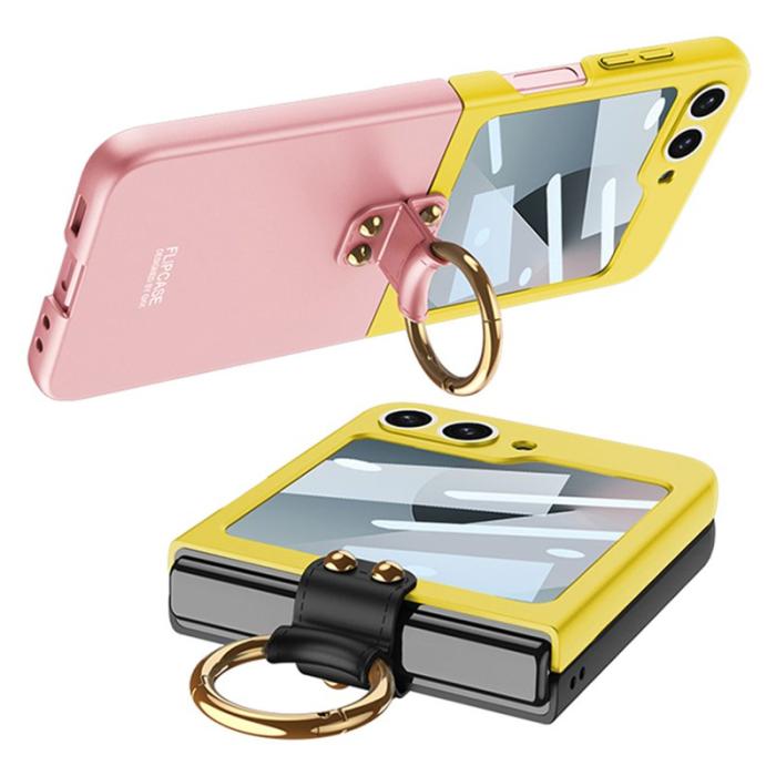 GKK - GKK Samsung Galaxy Z Flip7 FE Fodral PU+PC - Lila