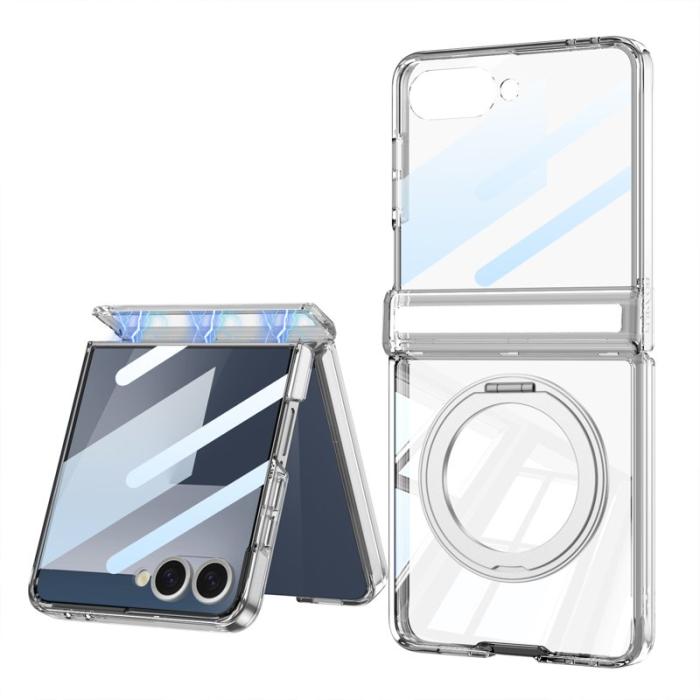 GKK - GKK Samsung Galaxy Z Flip7 Fodral - Hård PC - Transparent