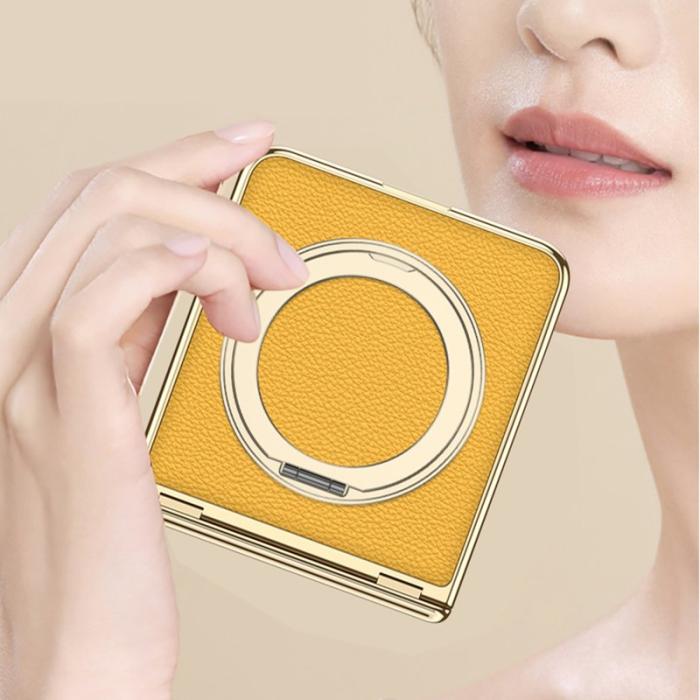 GKK - GKK Samsung Galaxy Z Flip7 Fodral Kickstand PU PC - Blå