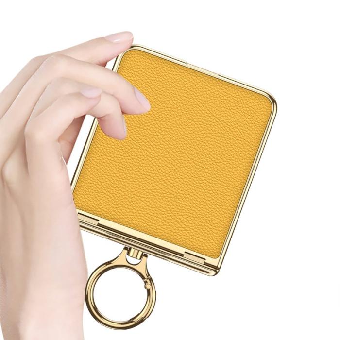 GKK - GKK Samsung Galaxy Z Flip7 Fodral Kickstand PU PC - Lila