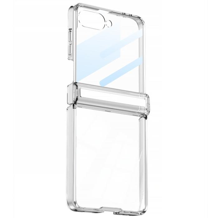 GKK - GKK Samsung Galaxy Z Flip7 Fodral Magnetisk Hinge - Transparent