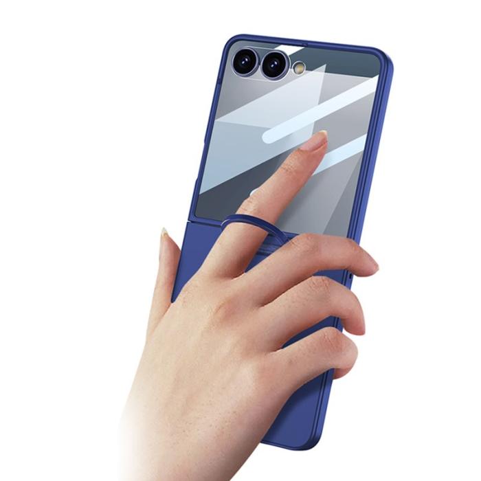 GKK - GKK Samsung Galaxy Z Flip7 Fodral Magnetiskt PC - Svart