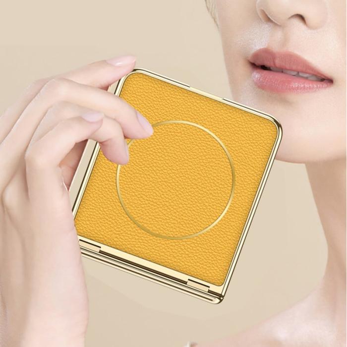 GKK - GKK Samsung Galaxy Z Flip7 Fodral - PU PC Tempered Glass - Grå