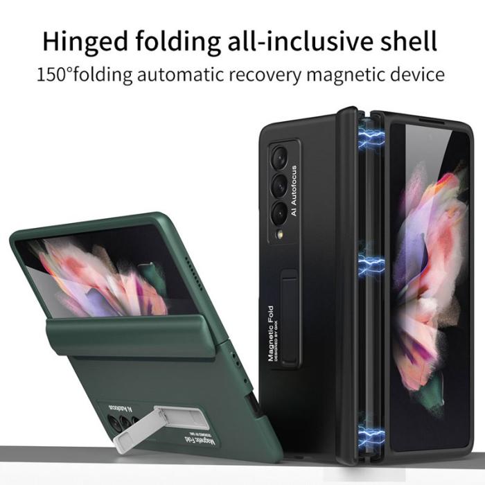 GKK - GKK Samsung Galaxy Z Fold3 Fodral - Hård PC - Grå