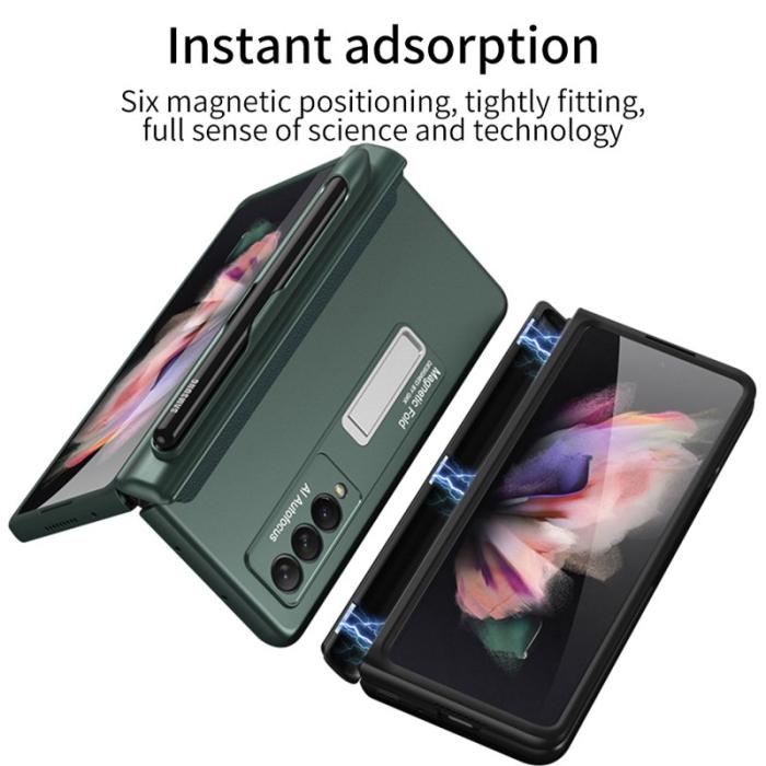 GKK - GKK Samsung Galaxy Z Fold3 Fodral - Hård PC - Svart