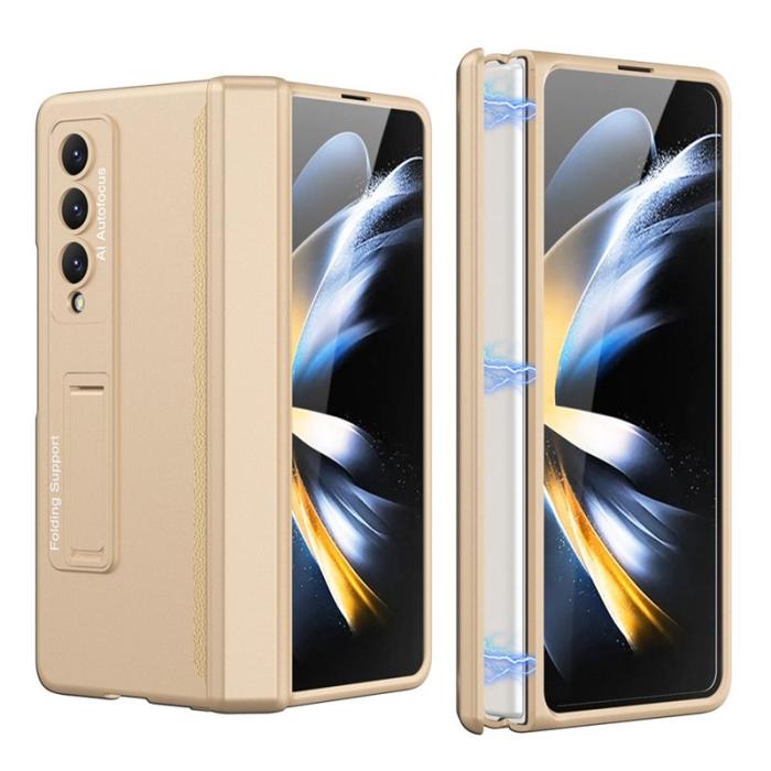 GKK - GKK Samsung Galaxy Z Fold4 Fodral Hård PC - Champagne Gold