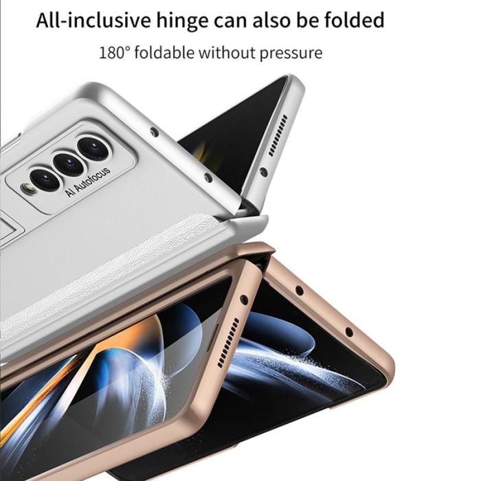 GKK - GKK Samsung Galaxy Z Fold4 Fodral Hård PC - Svart