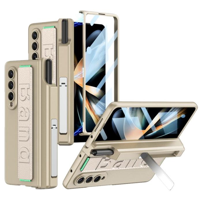 GKK - GKK Samsung Galaxy Z Fold4 Fodral - PC - Guld