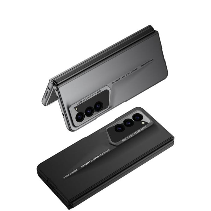 GKK - GKK Samsung Galaxy Z Fold5 Fodral Anti-Drop Hård PC - Grå