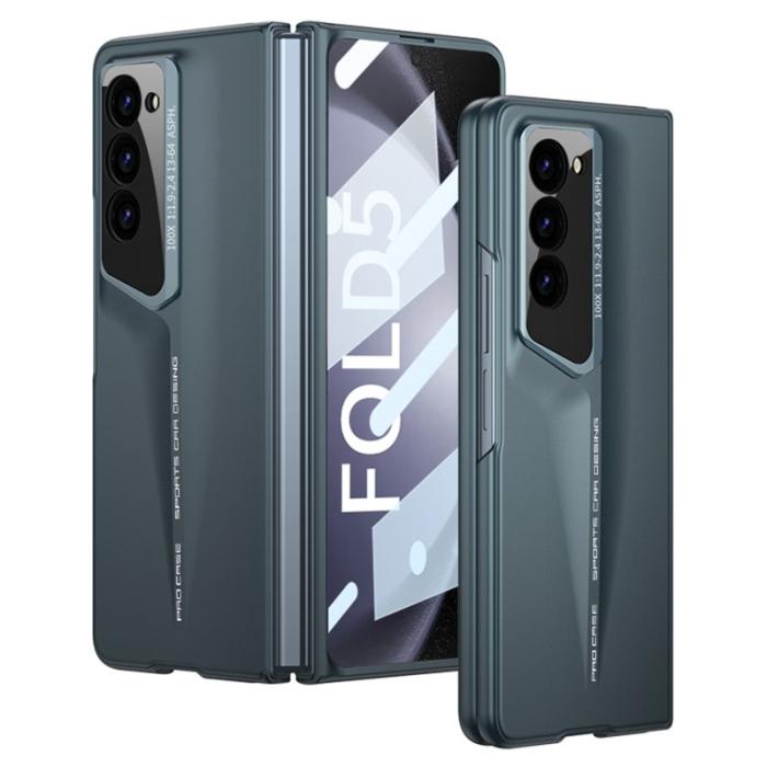 GKK - GKK Samsung Galaxy Z Fold5 Fodral Anti-Drop Hård PC - Grön