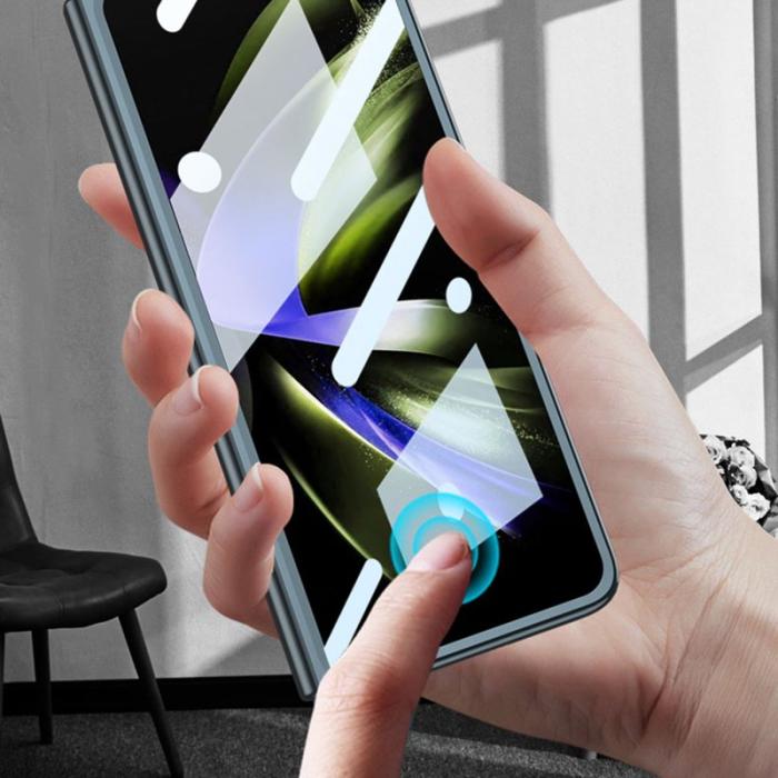 GKK - GKK Samsung Galaxy Z Fold5 Fodral Electroplaterat PC - Silver