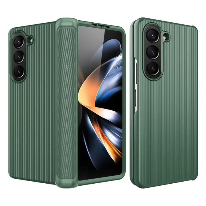 GKK - GKK Samsung Galaxy Z Fold5 Fodral - Hård PC - Grön