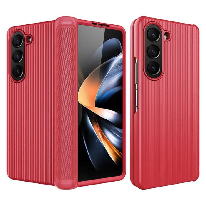 GKK - GKK Samsung Galaxy Z Fold5 Fodral Hård PC - Röd