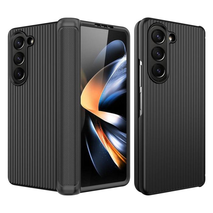 GKK - GKK Samsung Galaxy Z Fold5 Fodral - Hård PC - Svart