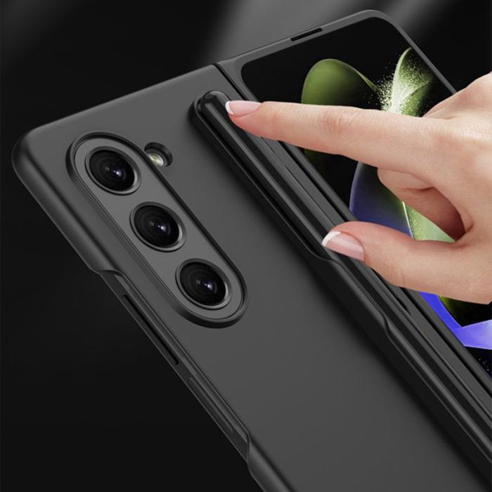 GKK - GKK Samsung Galaxy Z Fold5 Fodral - Hård PC Ultra Tunn - Mörkgrön