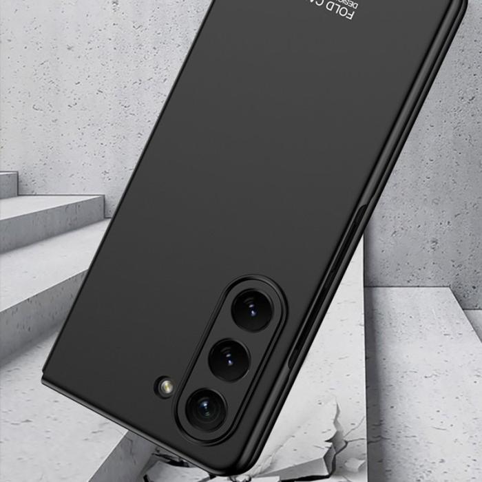 GKK - GKK Samsung Galaxy Z Fold5 Fodral Hard PC - Vinröd