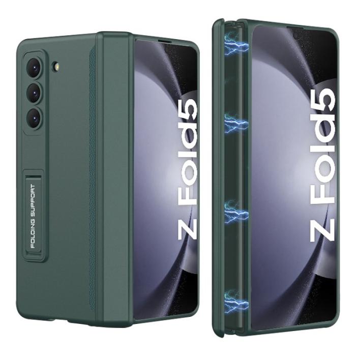 GKK - GKK Samsung Galaxy Z Fold5 Fodral Kickstand PC - Midnight Green