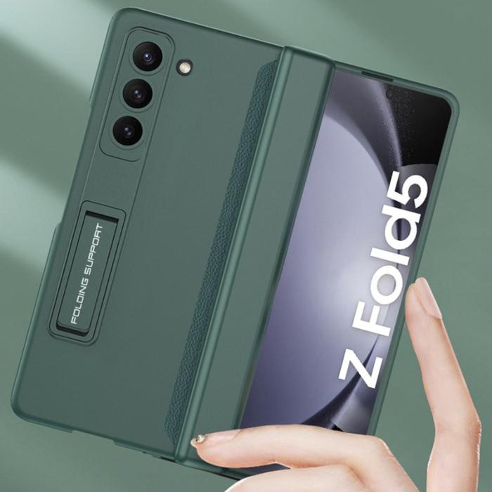 GKK - GKK Samsung Galaxy Z Fold5 Fodral Kickstand PC - Midnight Green