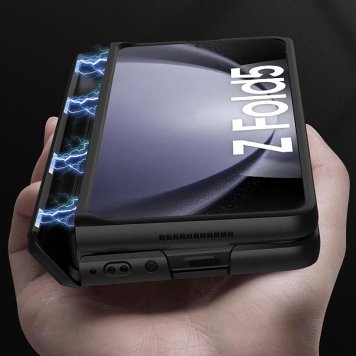 GKK - GKK Samsung Galaxy Z Fold5 Fodral Kickstand PC - Midnight Green