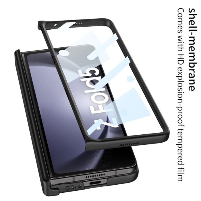 GKK - GKK Samsung Galaxy Z Fold5 Fodral - Magnetisk PC - Svart
