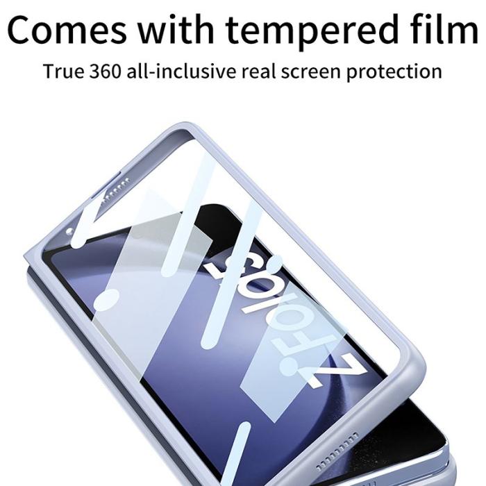 GKK - GKK Samsung Galaxy Z Fold5 Fodral PC Kickstand - Grön