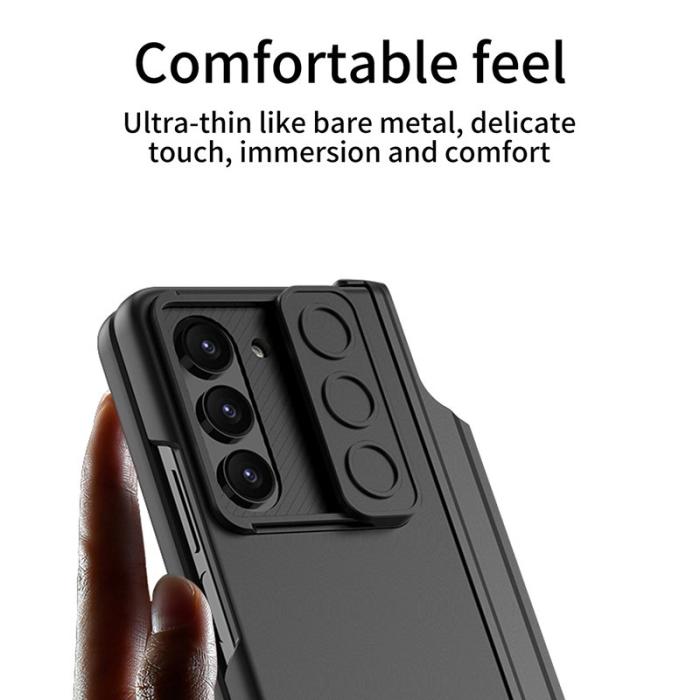 GKK - GKK Samsung Galaxy Z Fold5 Fodral PC Kickstand - Silver