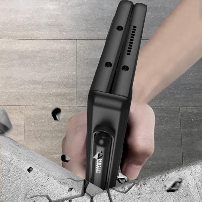 GKK - GKK Samsung Galaxy Z Fold5 Fodral PC med Pen Slot - Vinröd