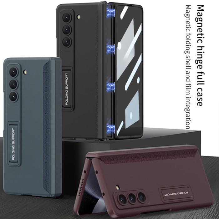 GKK - GKK Samsung Galaxy Z Fold5 Fodral - PC - Skydd - Rose Gold