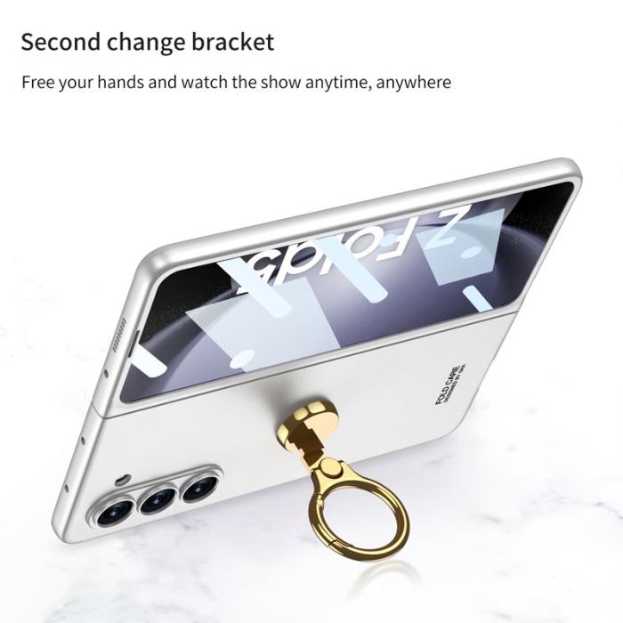 GKK - GKK Samsung Galaxy Z Fold5 Fodral - Ultra Tun - Grön