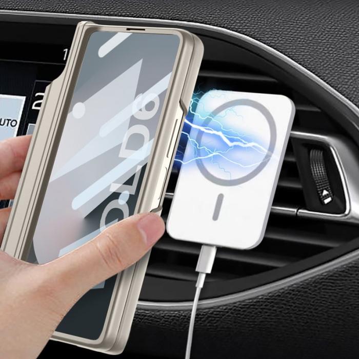 GKK - GKK Samsung Galaxy Z Fold6 5G Fodral Kickstand PC - Grön