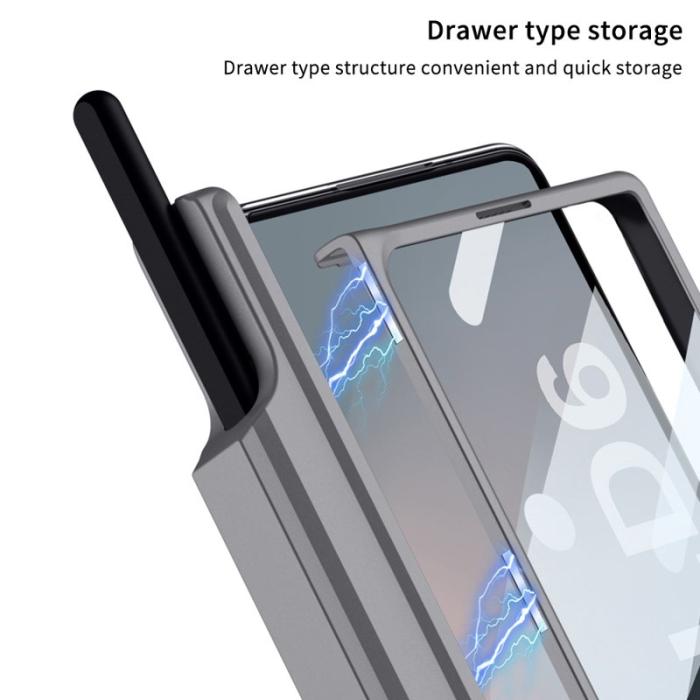 GKK - GKK Samsung Galaxy Z Fold6 5G Fodral Kickstand PC - Grön