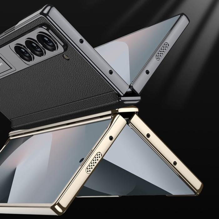 GKK - GKK Samsung Galaxy Z Fold6 5G Fodral Kickstand PC - Ljusrosa