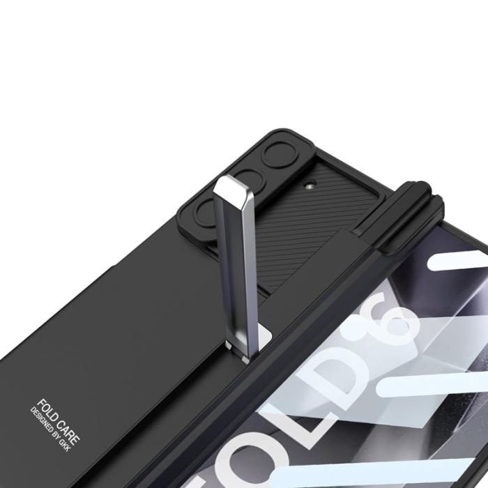 GKK - GKK Samsung Galaxy Z Fold6 5G Fodral - PC - Kickstand - Grön