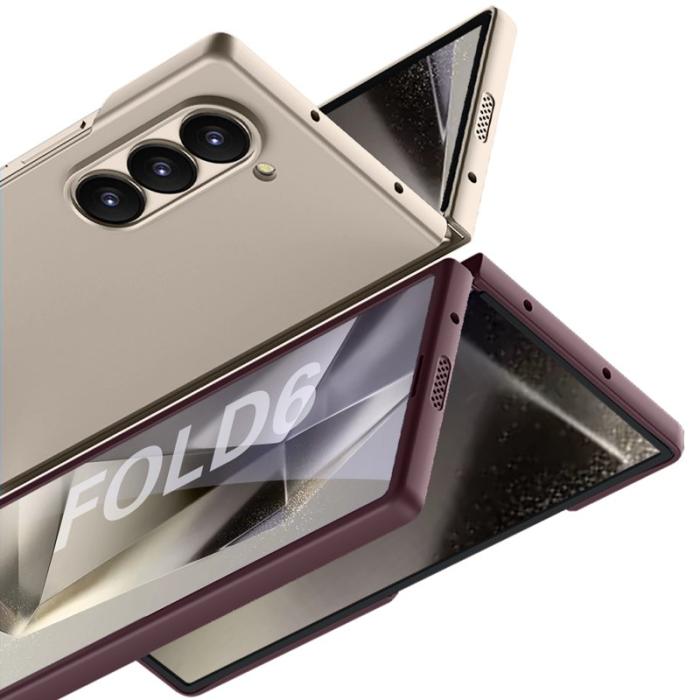 GKK - GKK Samsung Galaxy Z Fold6 5G Fodral PC med Skärmskydd - Svart