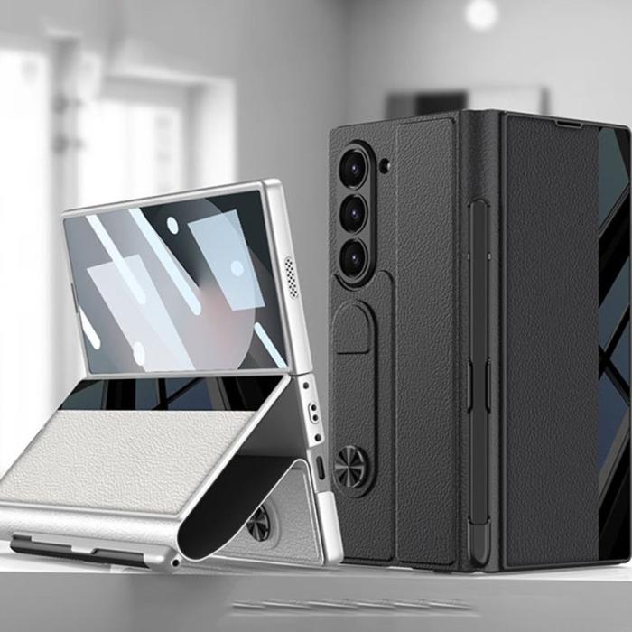 GKK - GKK Samsung Galaxy Z Fold6 5G Fodral PC+PU - Silver