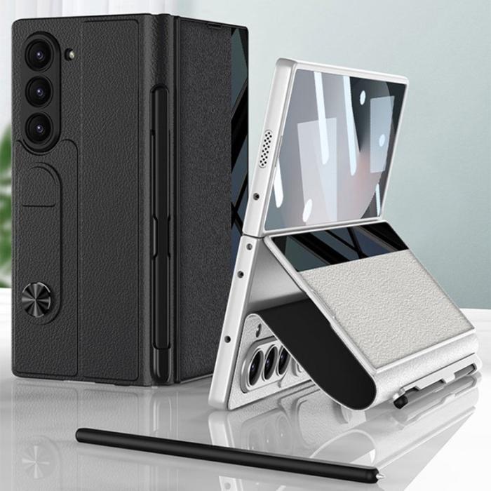 GKK - GKK Samsung Galaxy Z Fold6 5G Fodral PC+PU - Silver