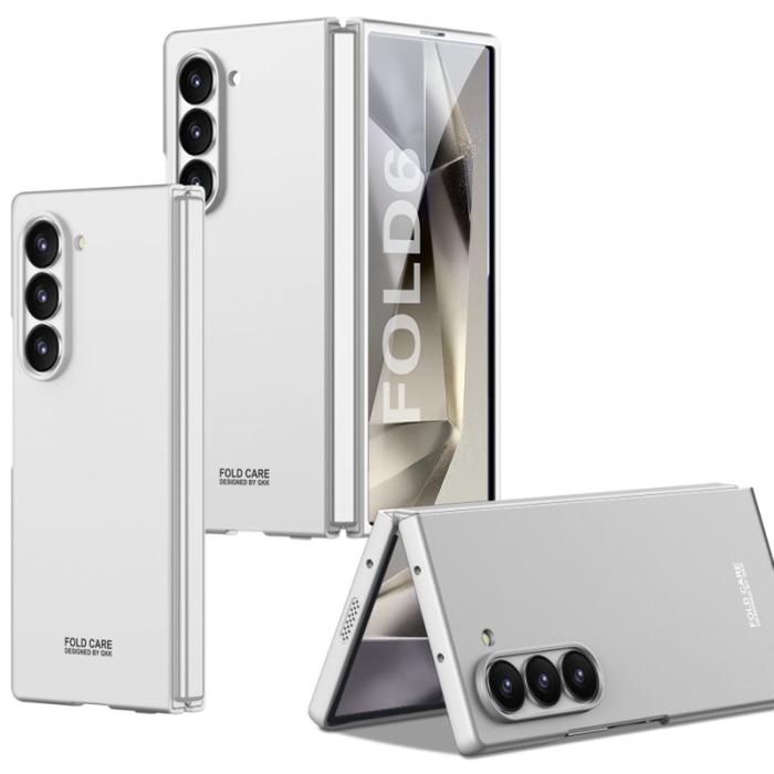 GKK - GKK Samsung Galaxy Z Fold6 Fodral Äkta läder - Grön