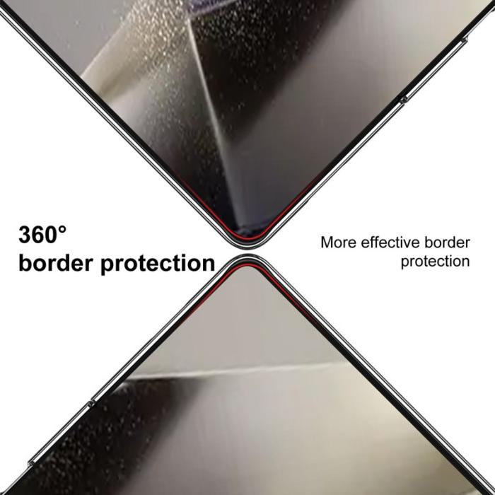 GKK - GKK Samsung Galaxy Z Fold6 Fodral Äkta läder - Grön