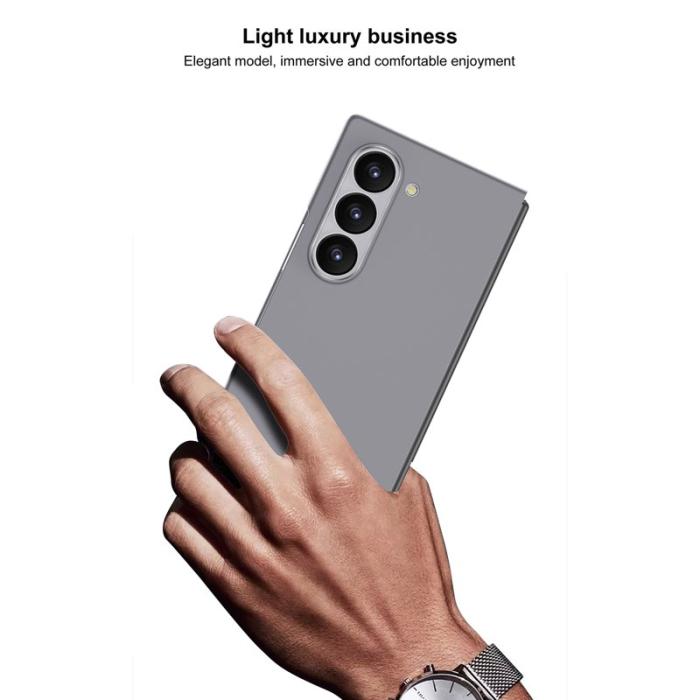 GKK - GKK Samsung Galaxy Z Fold6 Fodral Äkta läder - Grön