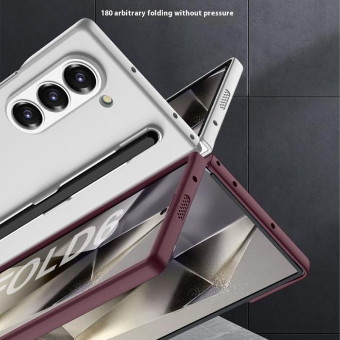 GKK - GKK Samsung Galaxy Z Fold6 Fodral Anti-Drop PC - Grå