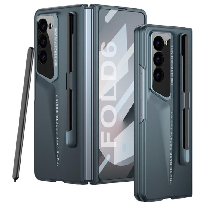 GKK - GKK Samsung Galaxy Z Fold6 Fodral Anti-Drop PC+PU - Grön