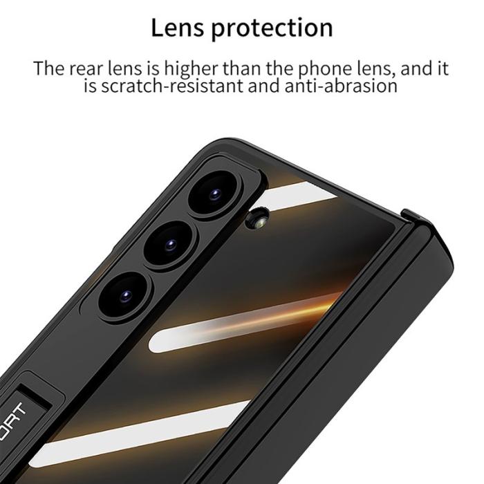 GKK - GKK Samsung Galaxy Z Fold6 Fodral Electroplating PC - Blå