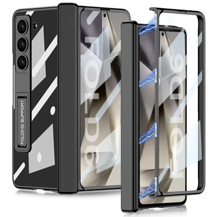 GKK - GKK Samsung Galaxy Z Fold6 Fodral Electroplating PC - Svart