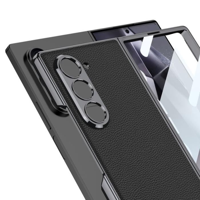 GKK - GKK Samsung Galaxy Z Fold6 Fodral Electroplating PC+PU - Grå