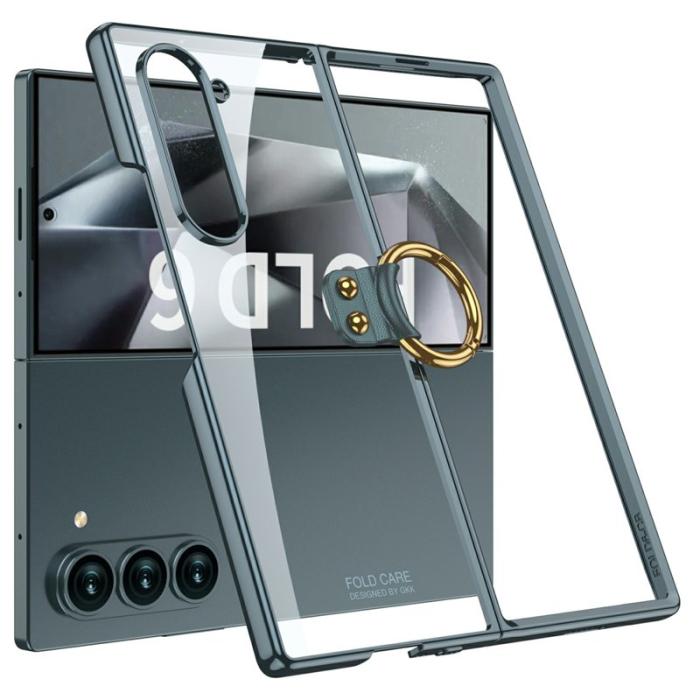 GKK - GKK Samsung Galaxy Z Fold6 Fodral Hård PC - Grön