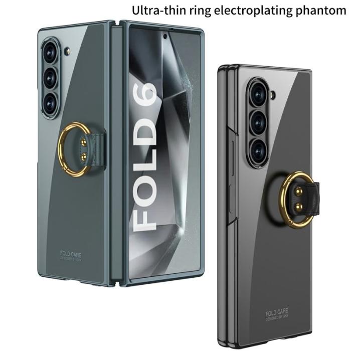 GKK - GKK Samsung Galaxy Z Fold6 Fodral Hård PC med Kickstand - Svart